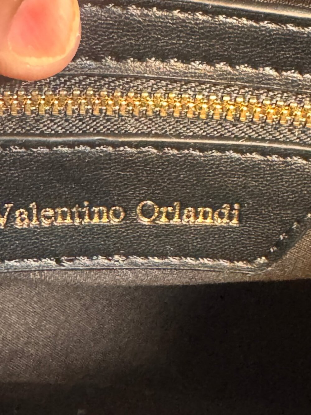 Valentino Orlandi Black Crossbody vegan leather bag. - Picture 3 of 12
